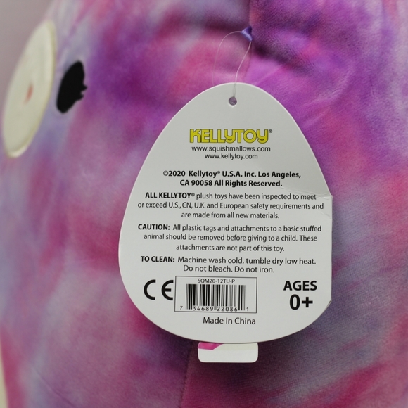 Squishmallows 12" Monogrammed Letter 'P' Unicorn - Picture 11 of 12